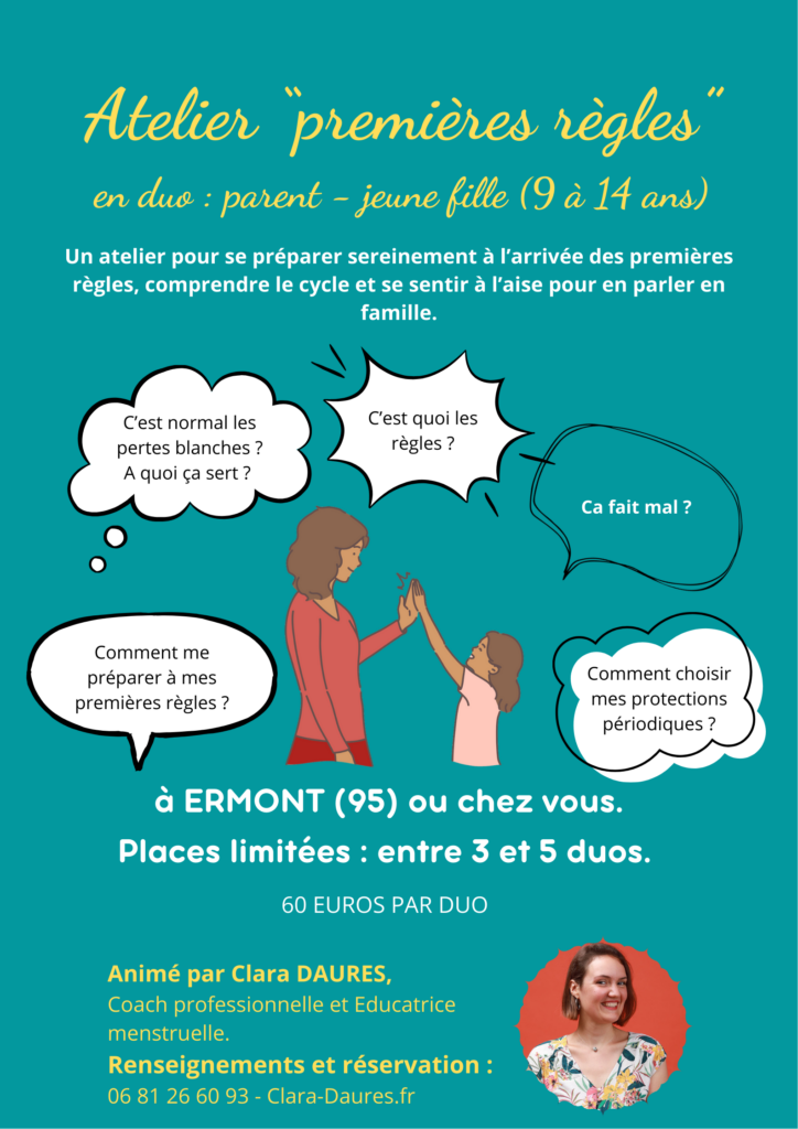 Atelier premières règles en duo